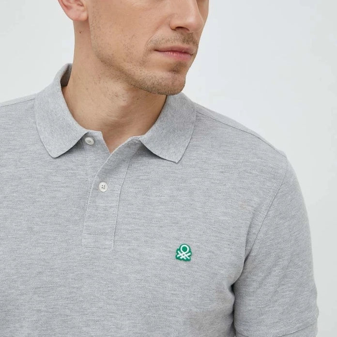 United Colors of Benetton Yakalı Pamuklu Tişört