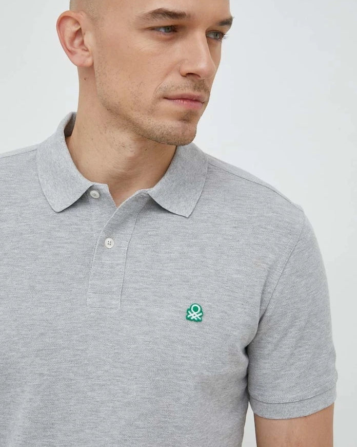 United Colors of Benetton Yakalı Pamuklu Tişört