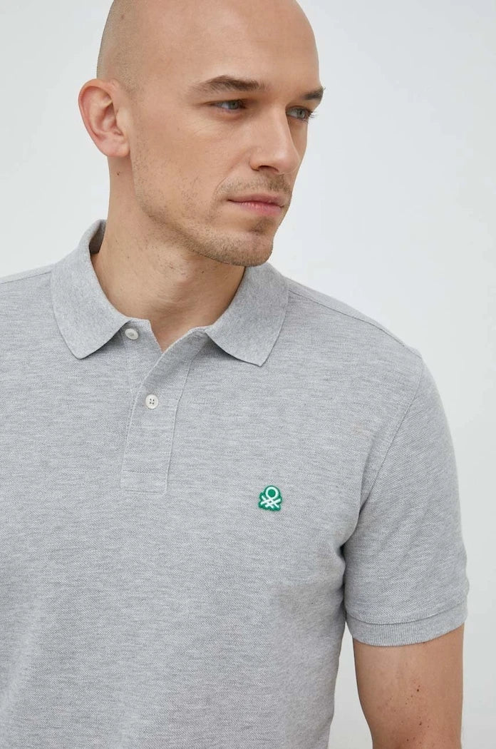 United Colors of Benetton Yakalı Pamuklu Tişört