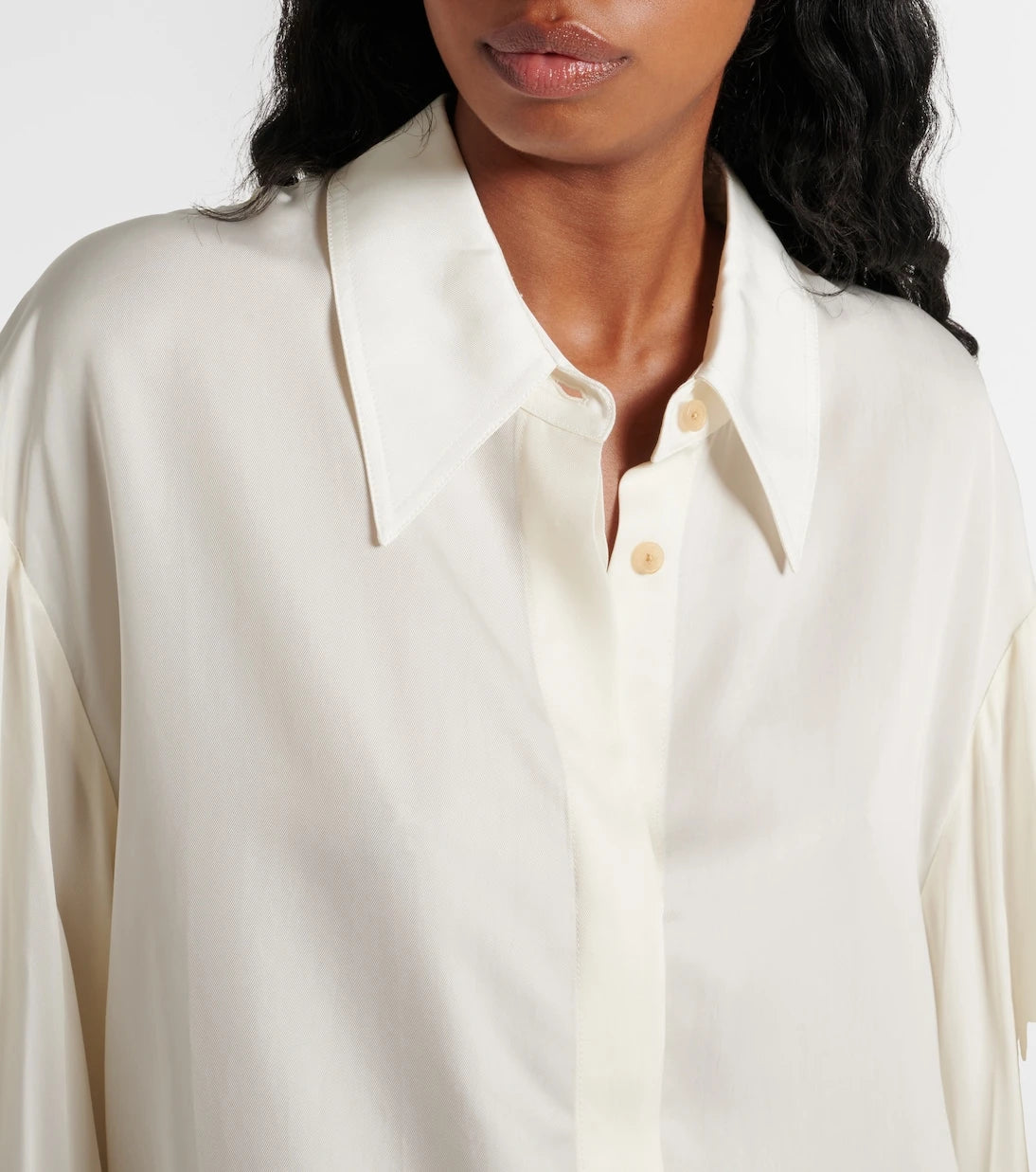 Khaite - Bam chiffon shirt