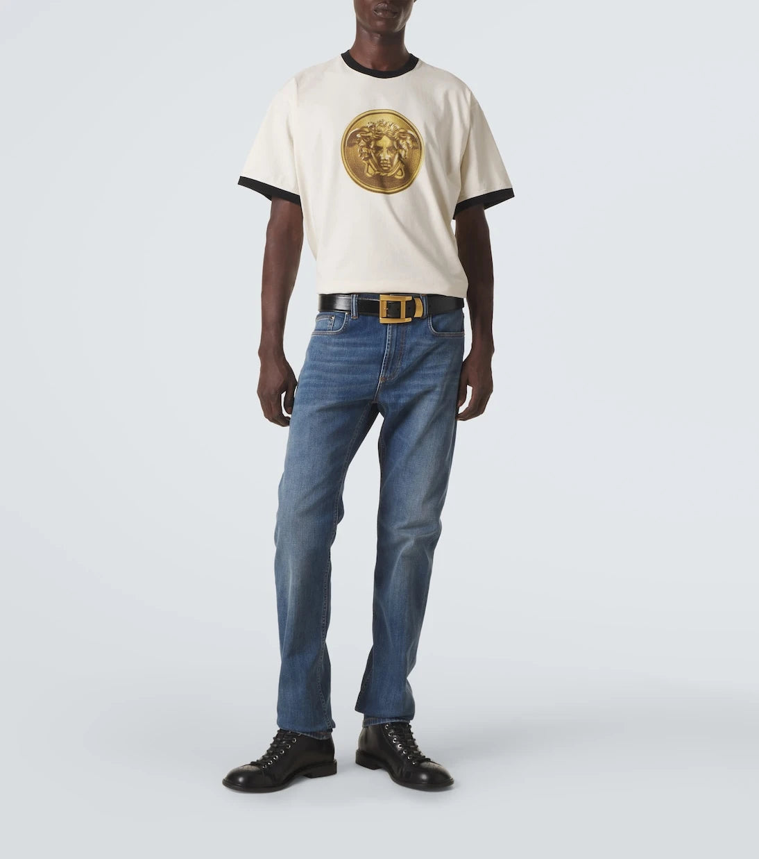 Versace - Medusa cotton jersey T-shirt