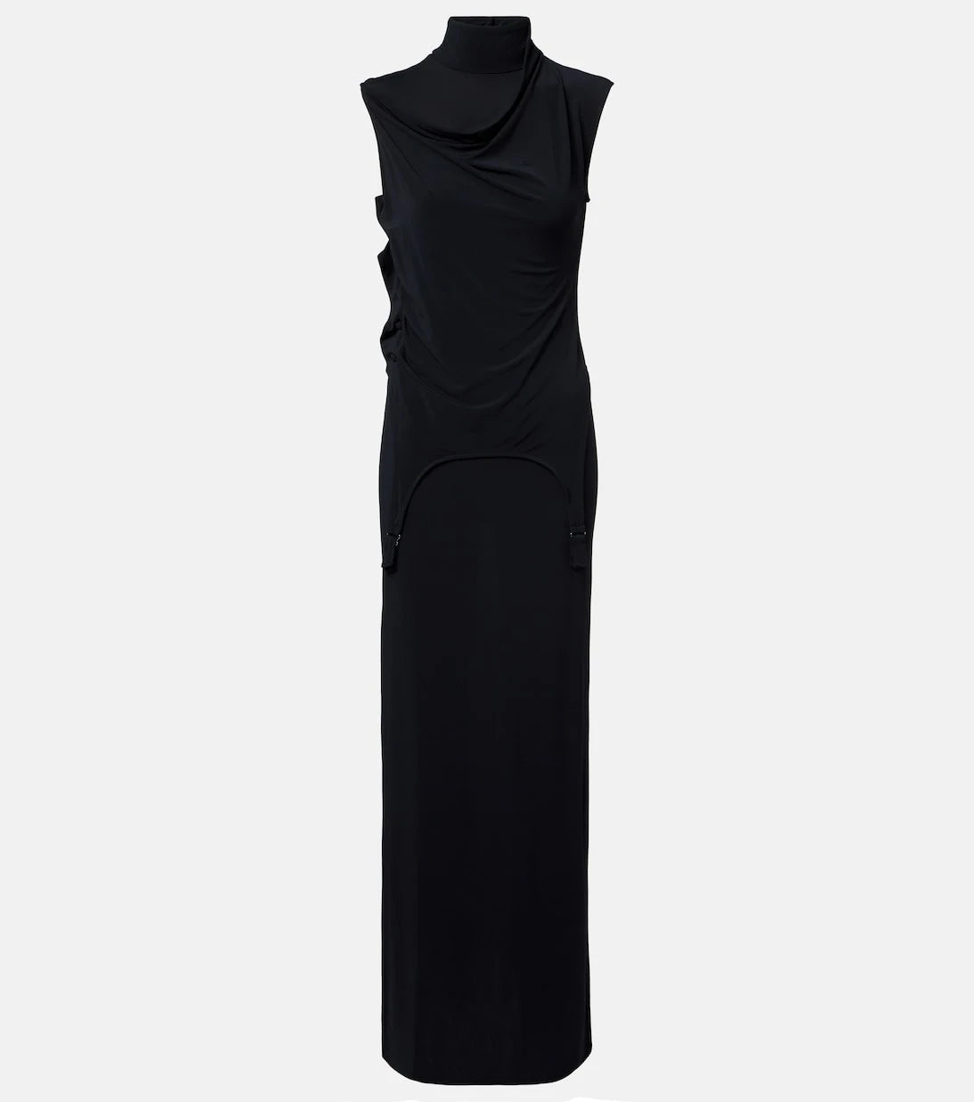 Jean Paul Gaultier - Draped jersey maxi dress