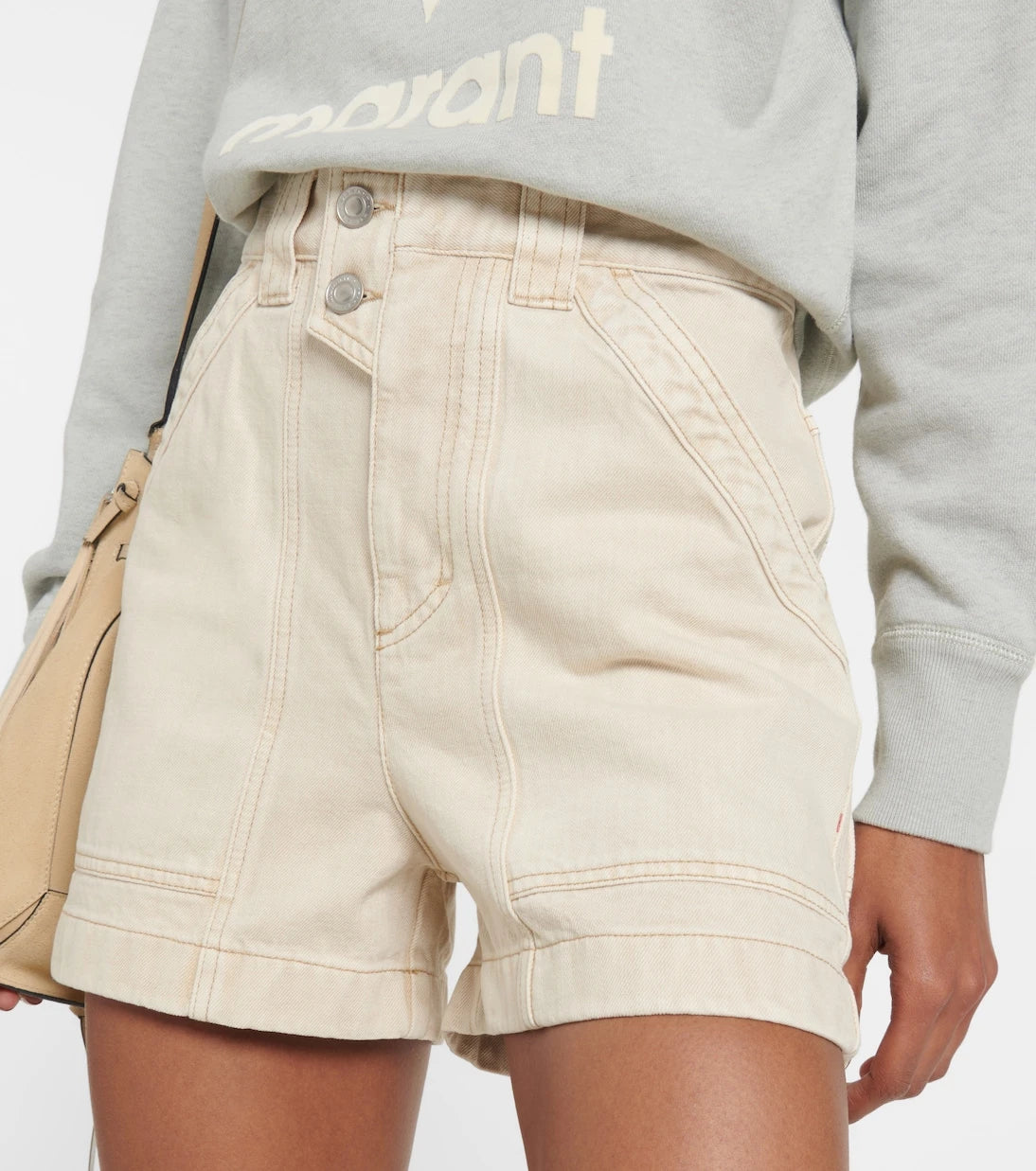 Marant Etoile - Sintio denim shorts