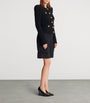 Balmain Black Tweed Button-Up Jacket