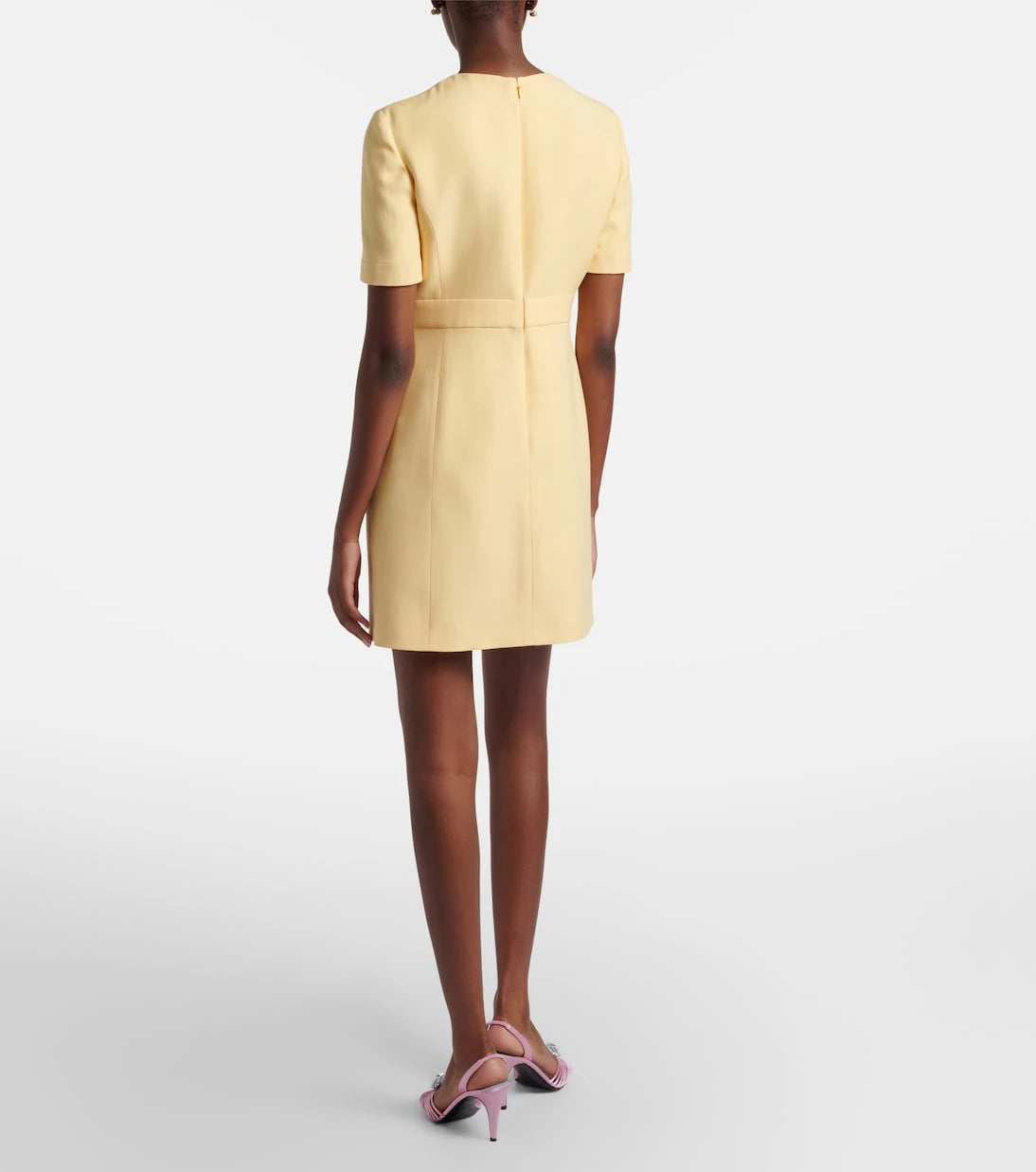 Valentino - Crepe Couture VGold minidress