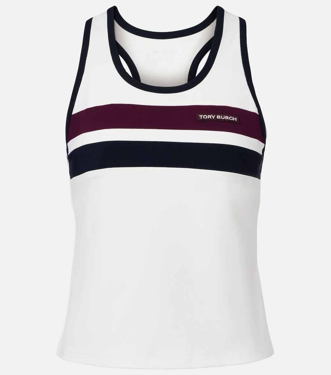 Tory Burch - Striped jersey tank top