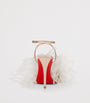 Christian Louboutin Miss Z Poupi Silk Heeled Sandals 100