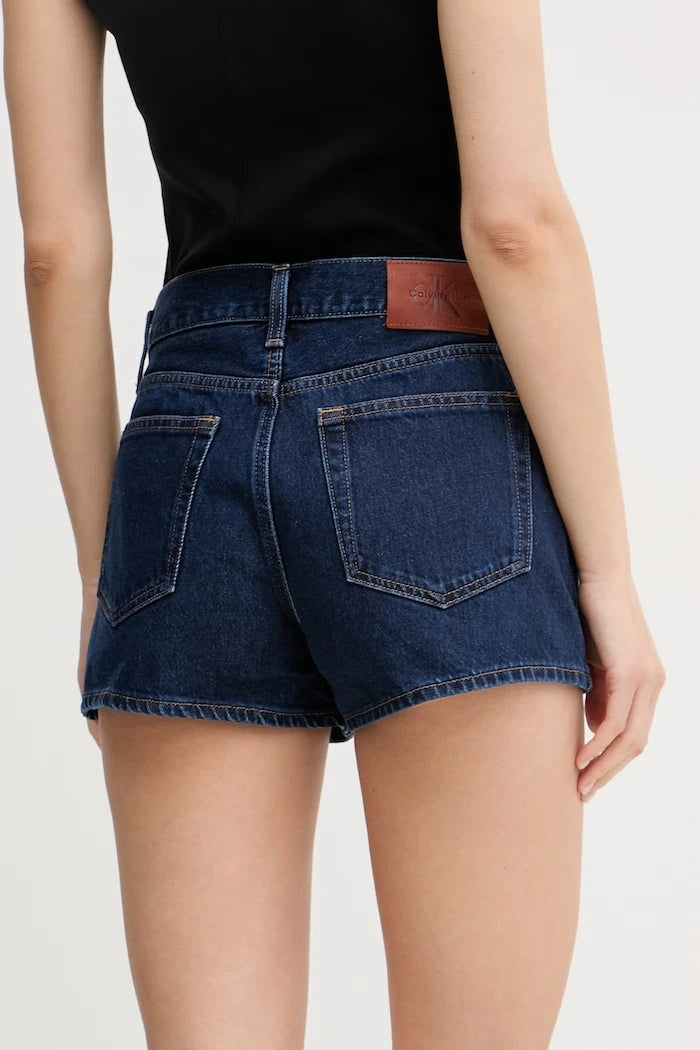 Calvin Klein Jeans къс панталон дамски деним