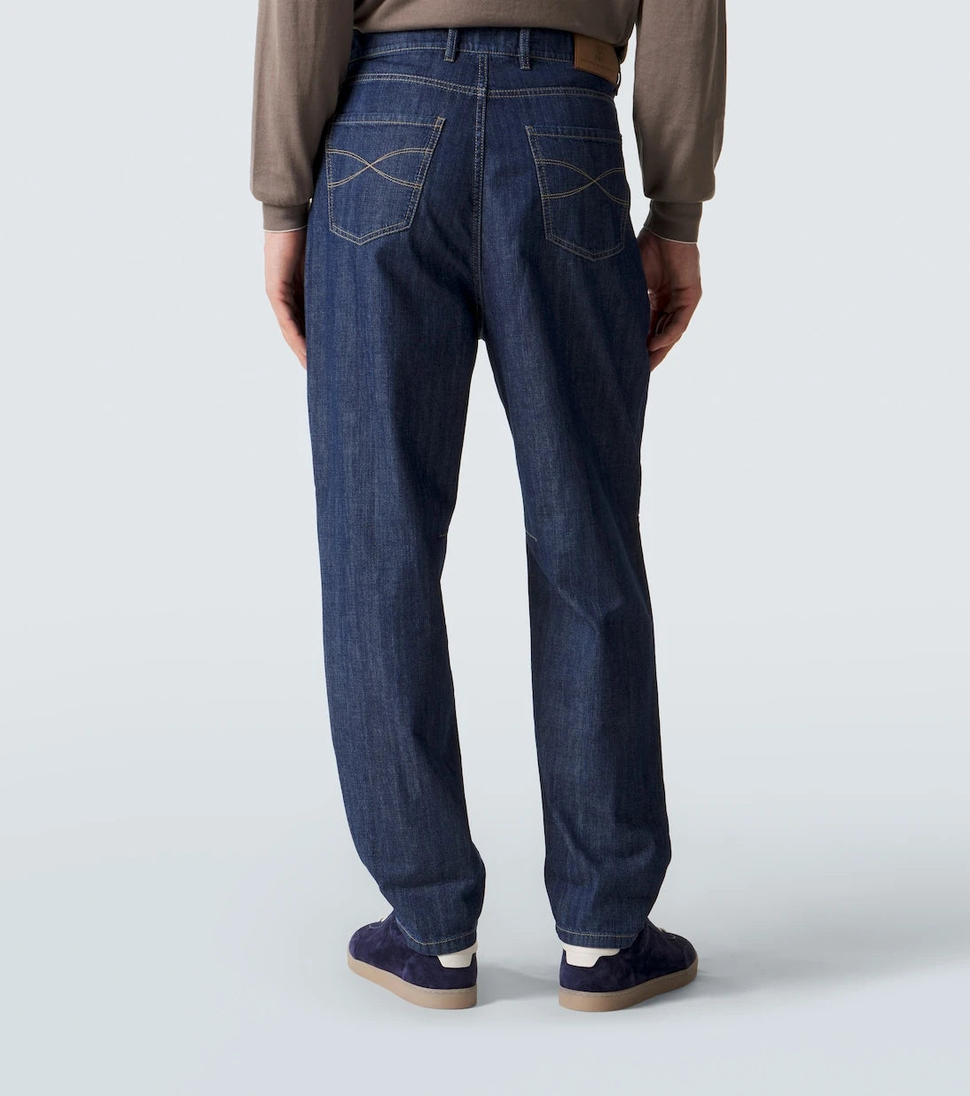 Brunello Cucinelli - Pleated tapered jeans