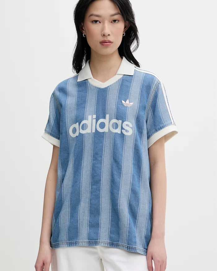 adidas Originals тениска с яка дамска памучна