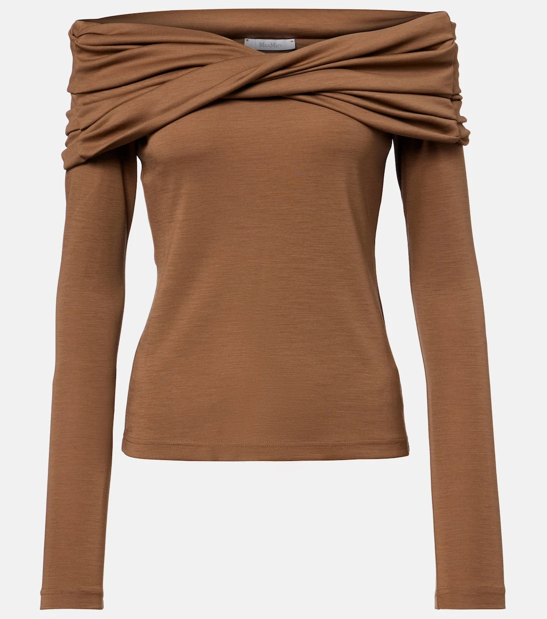 Max Mara - بلوزة Orafo من صوف الفيرجن المنسدل