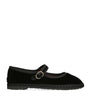 Flabelus Black Velvet Antonia Mary Janes