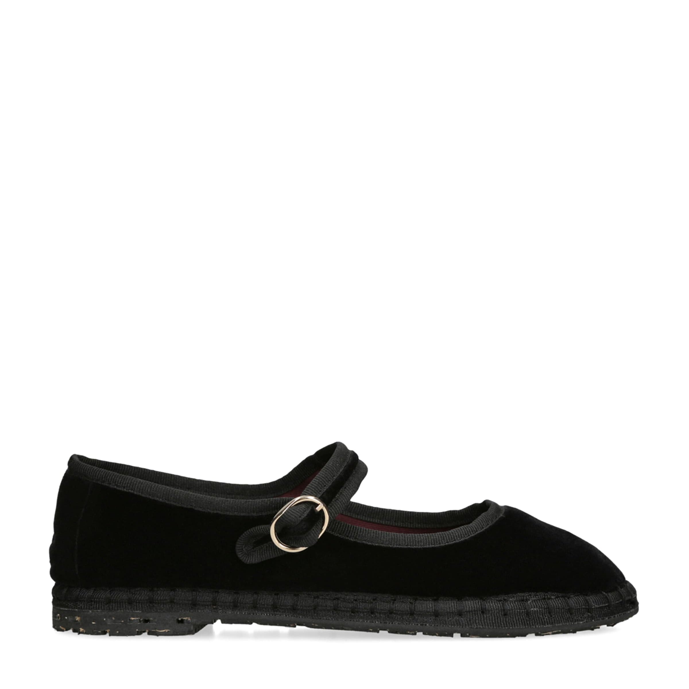 Flabelus Black Velvet Antonia Mary Janes