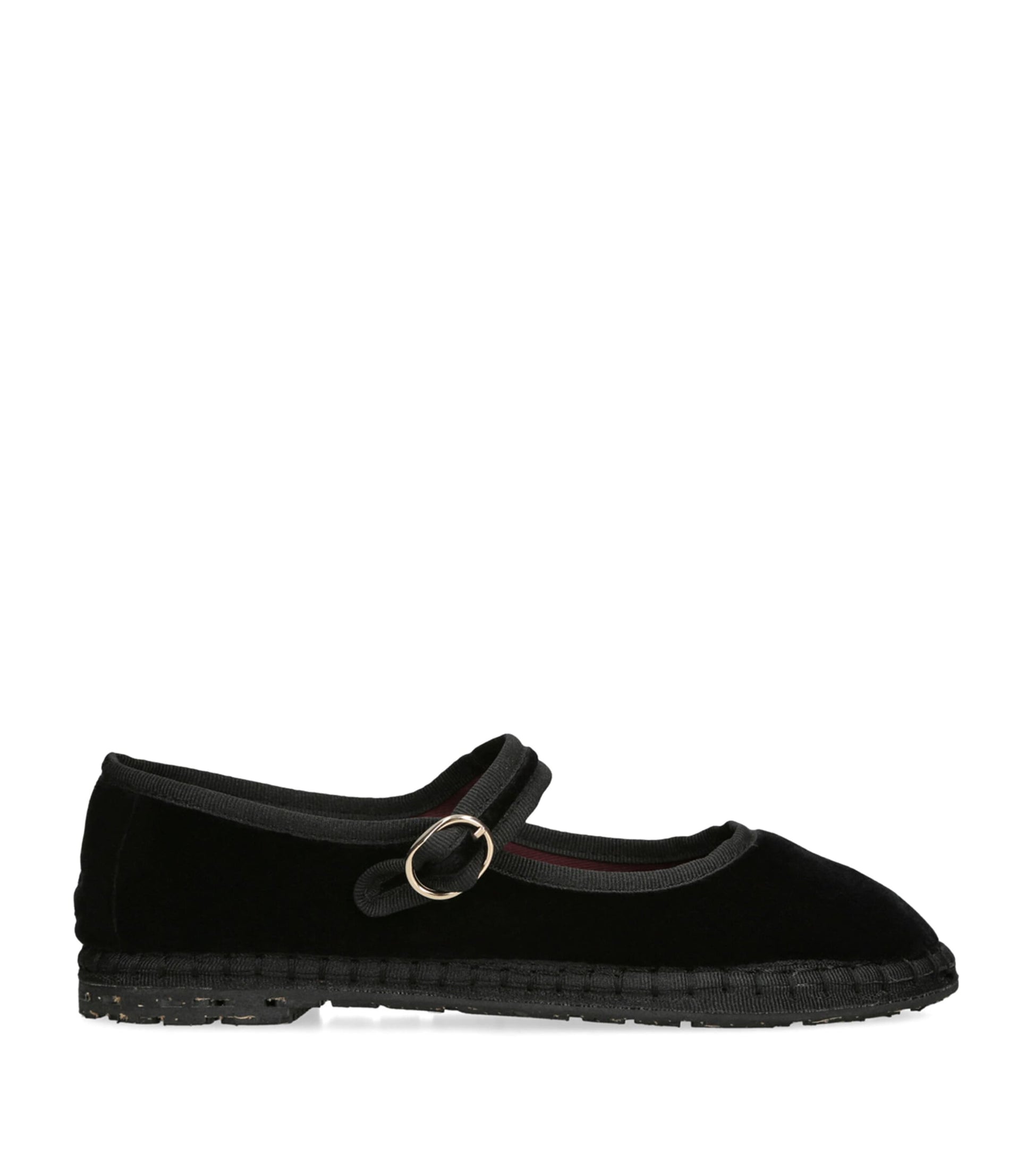 Flabelus Black Velvet Antonia Mary Janes
