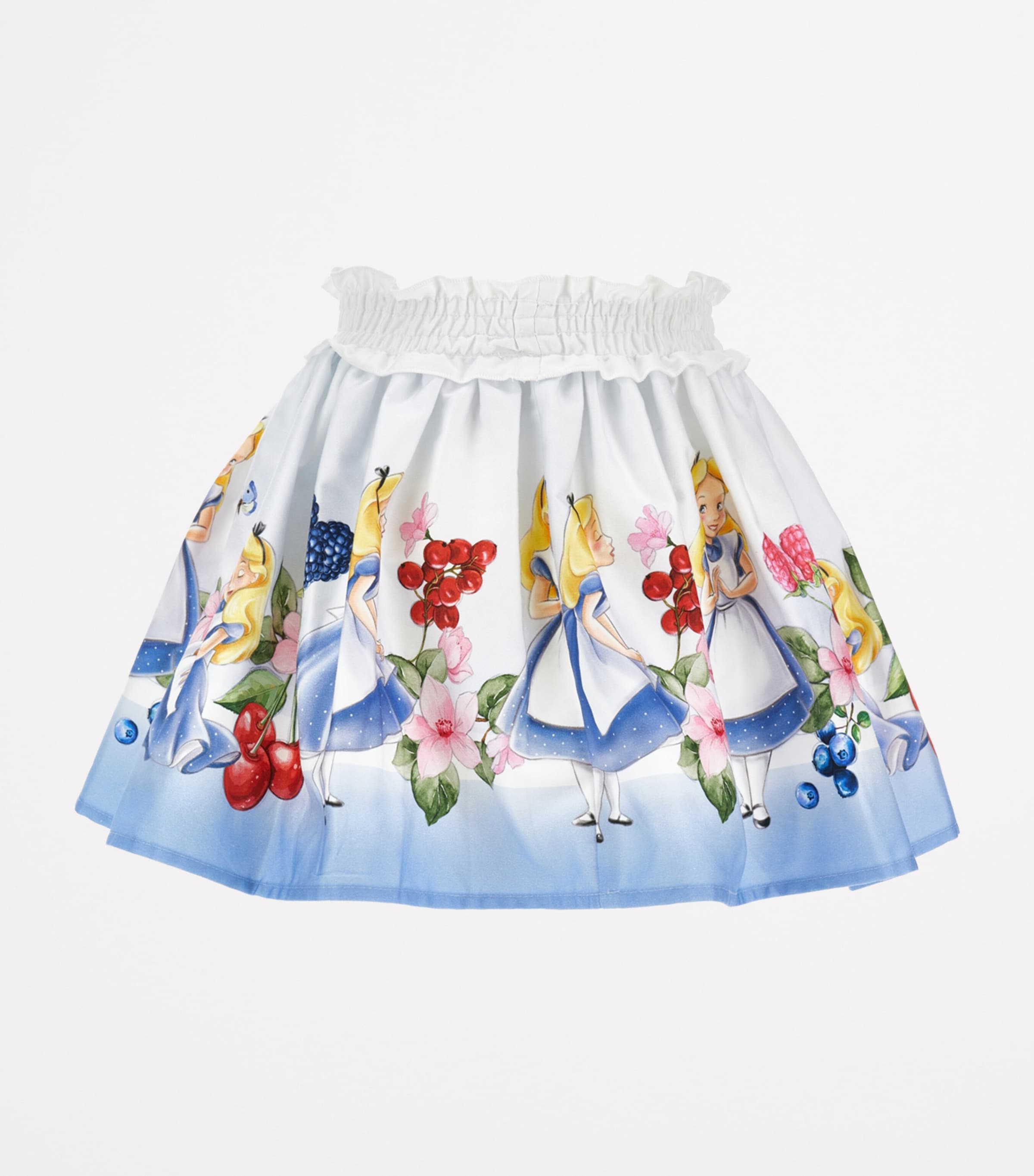 x Disney Cotton Alice in Wonderland Print Skirt (2-12 Years)