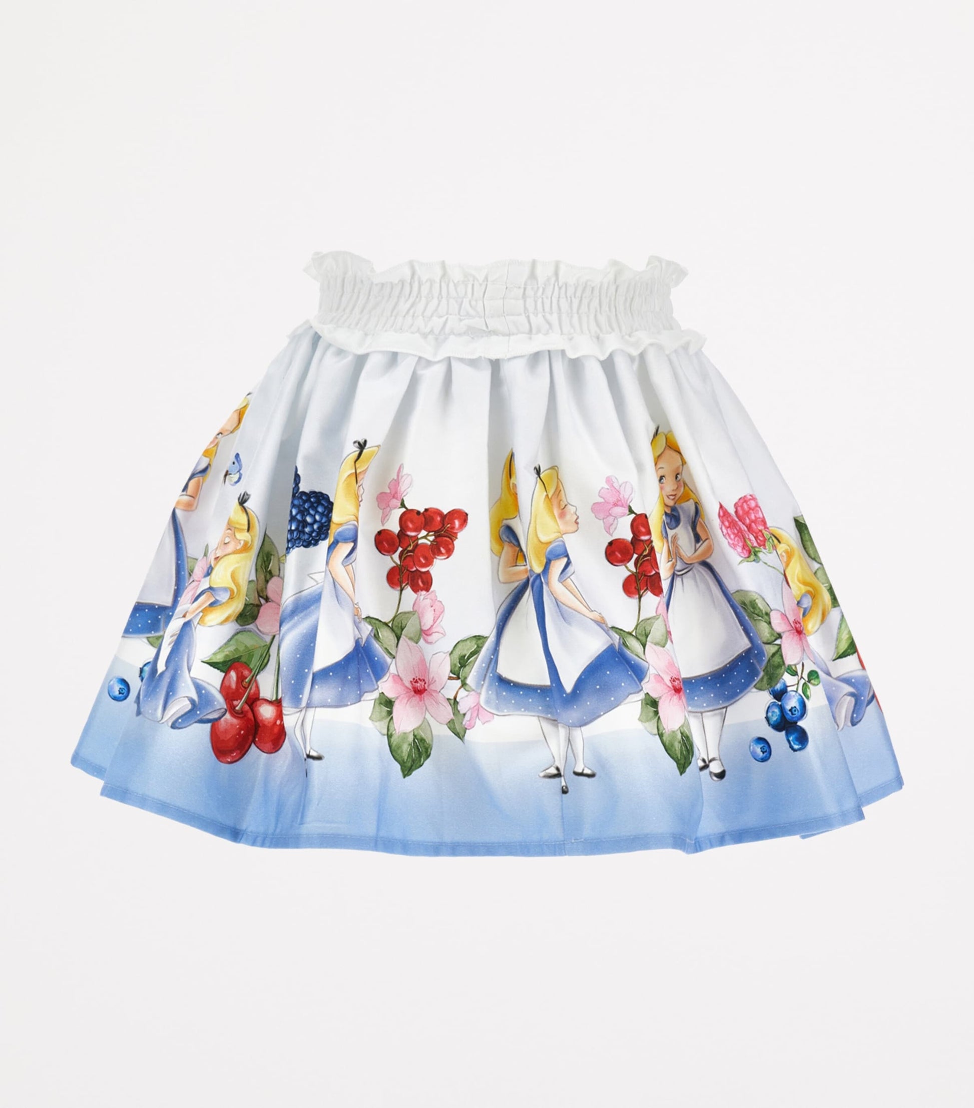 x Disney Cotton Alice in Wonderland Print Skirt (2-12 Years)