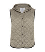 Brunello Cucinelli Brown Quilted Hooded Gilet