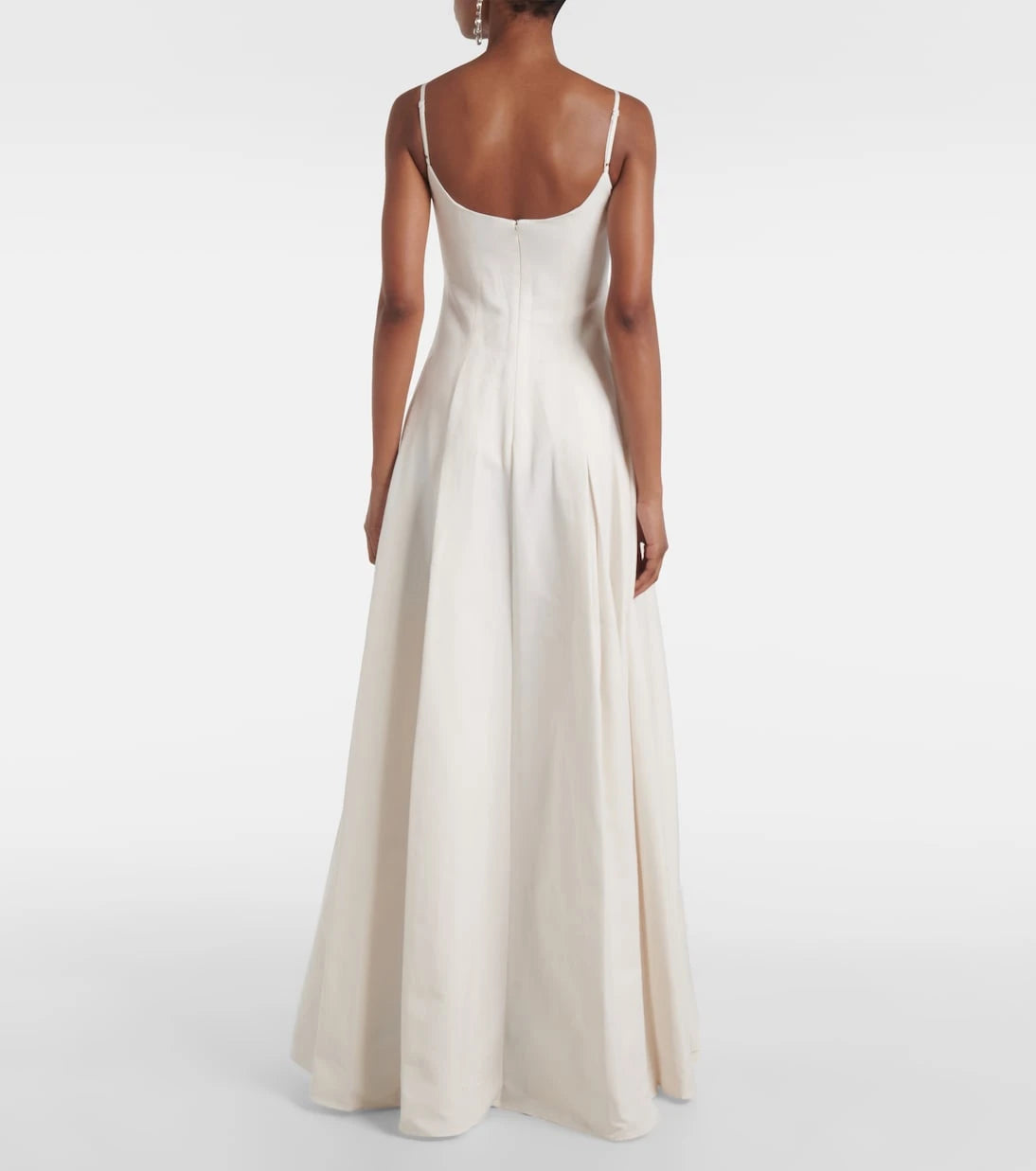 Staud - فستان ماكسي من مزيج القطن Bridal Joy
