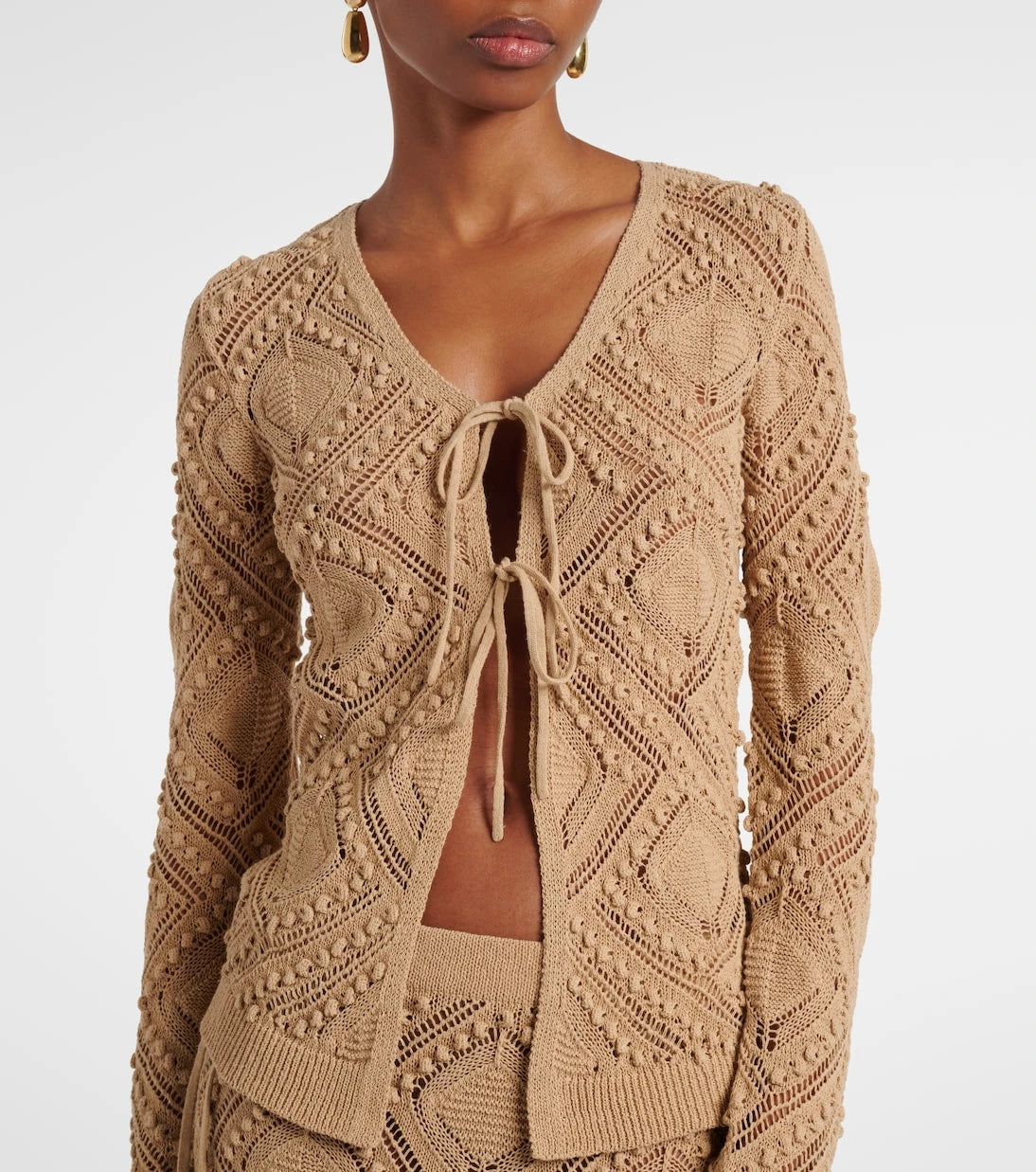 Xu Zhi - Crochet lace cardigan