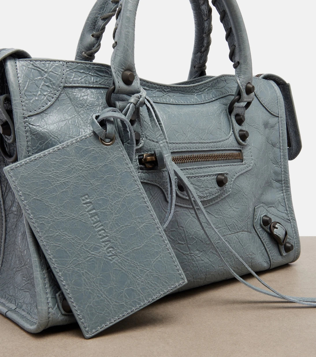 Balenciaga - Le City Small leather top-handle bag