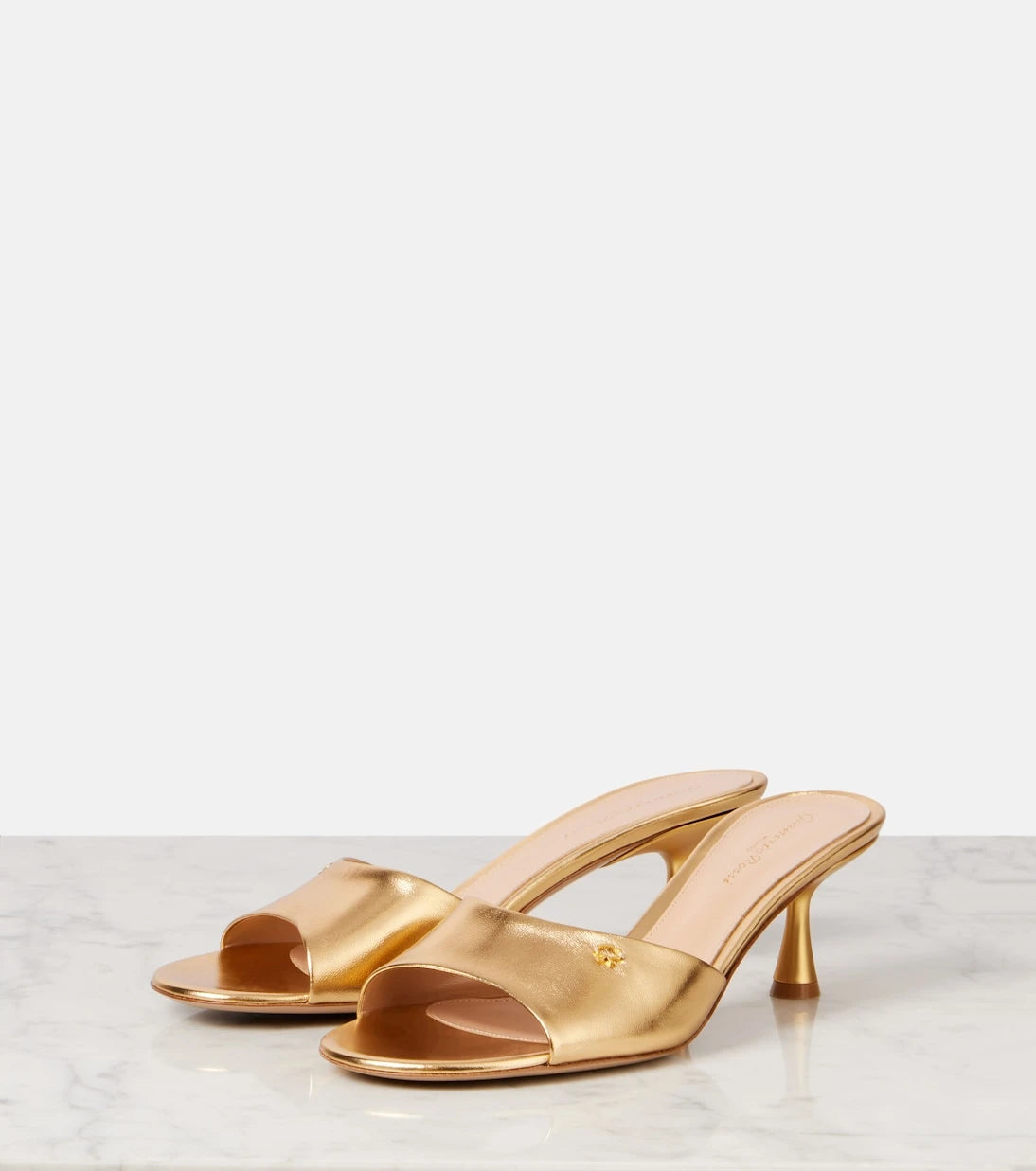 Gianvito Rossi - Ascent 55 leather mules