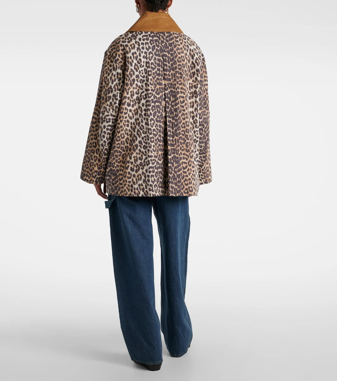 Ganni - Leopard-print canvas jacket
