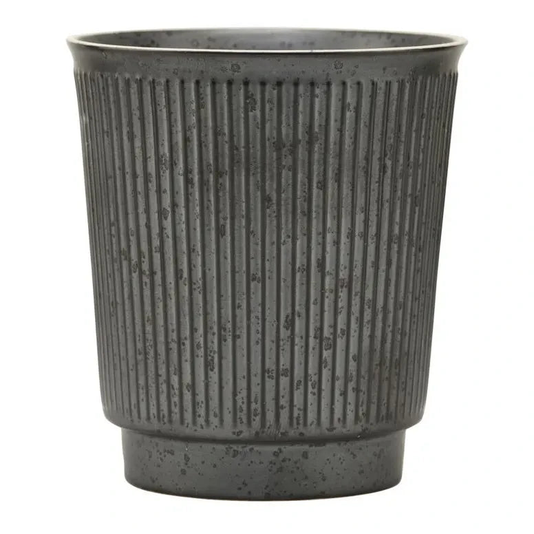 House Doctor - Berica Ceramic Cup | Black