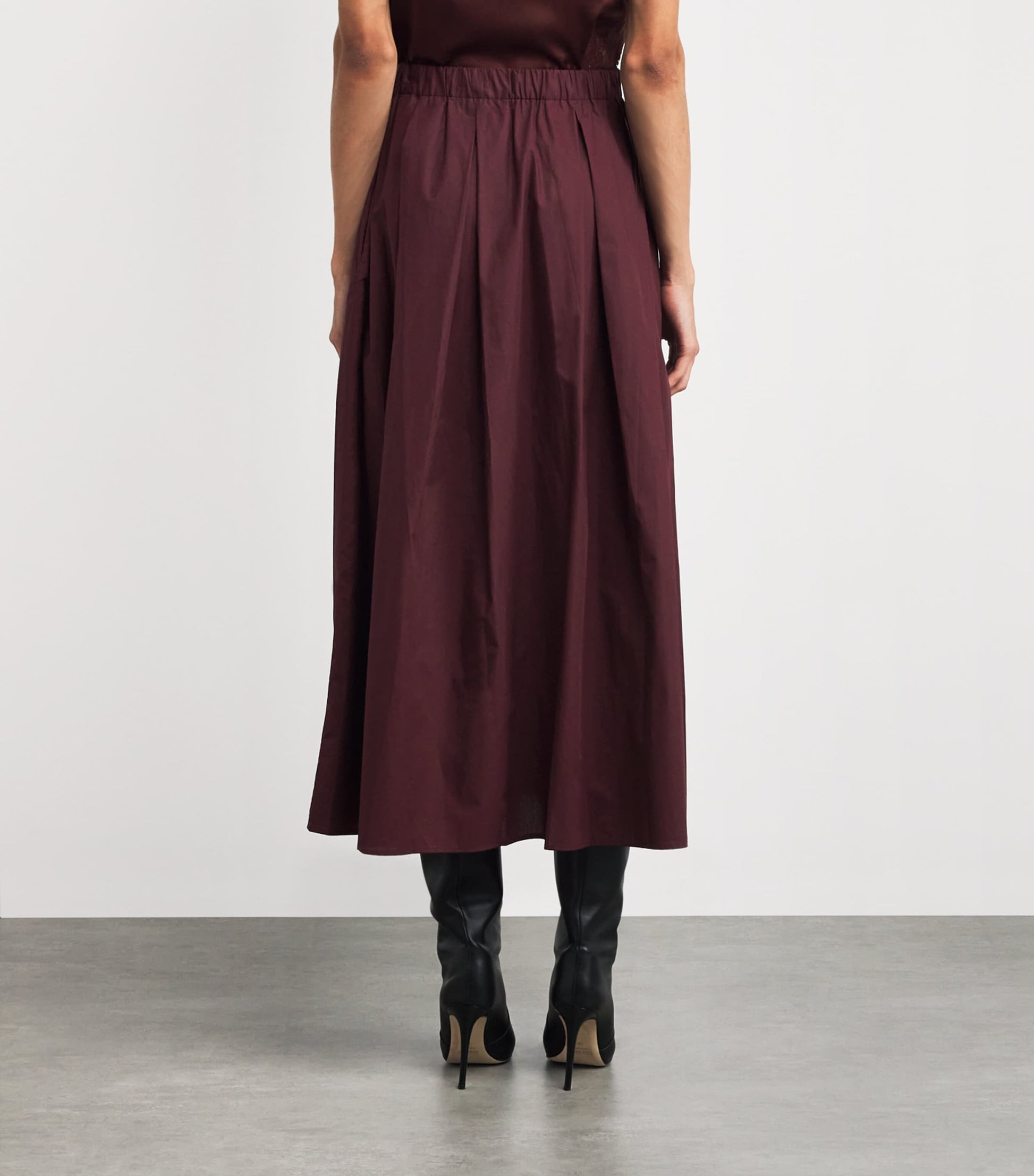 Stylein Red BCI Cotton Jordina Maxi Skirt