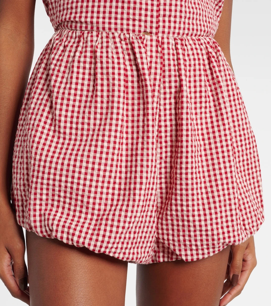 Posse - Aurelia gingham cotton shorts