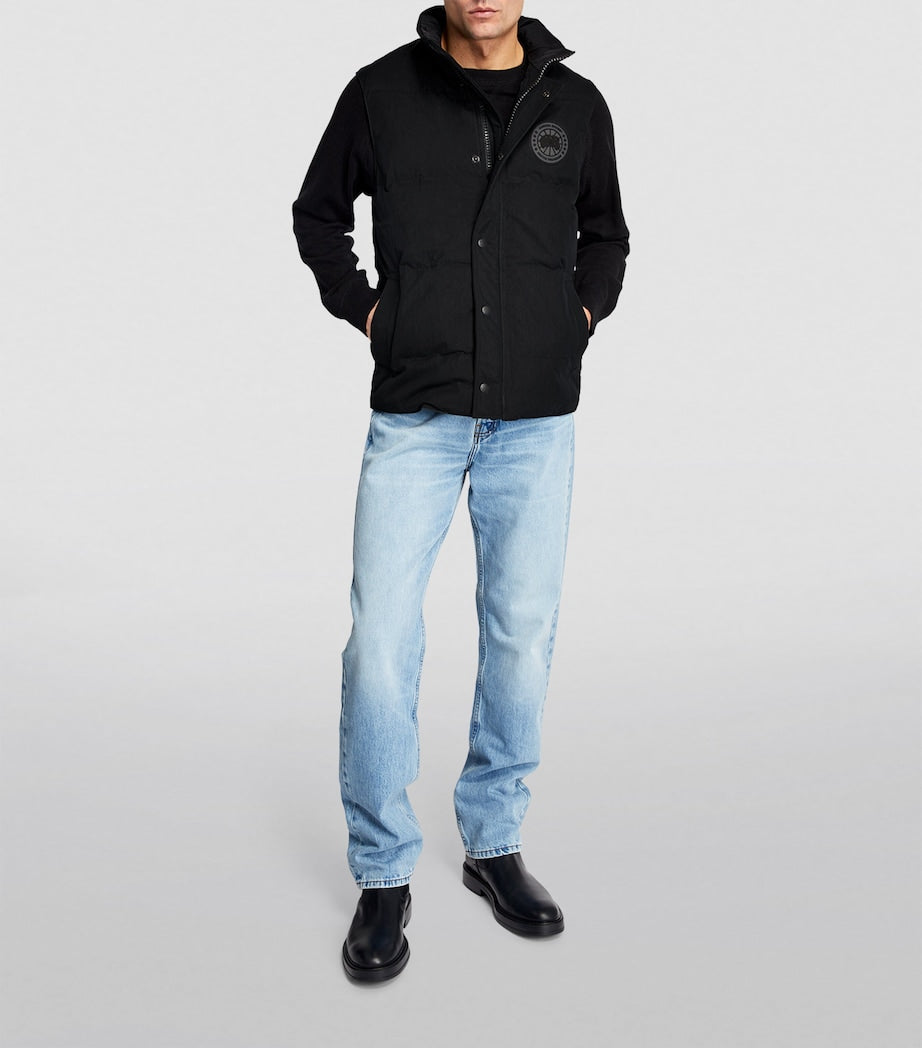 Black Garson Puffer Gilet