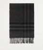 Cashmere Contrast Check Scarf