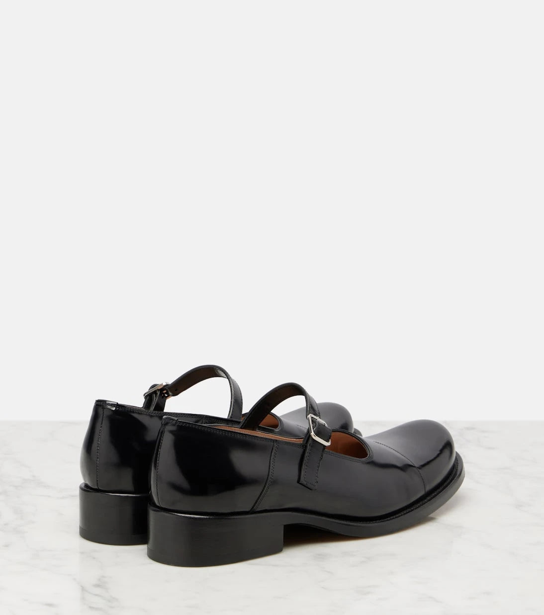 The Row - Kai leather Mary Jane flats