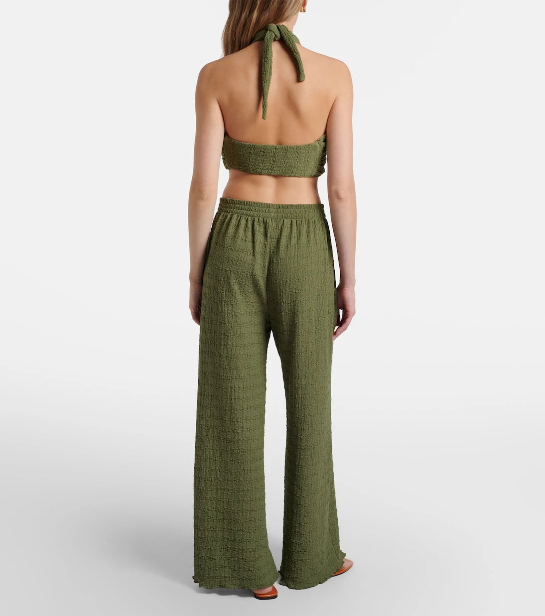 Jade Swim - Amaya sheer wide-leg pants