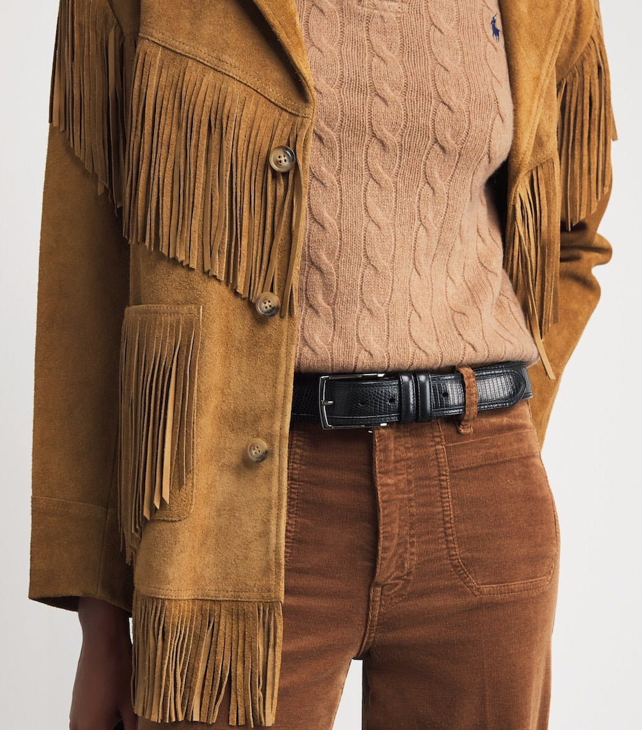 Wool-Cashmere Cable-Knit Sweater