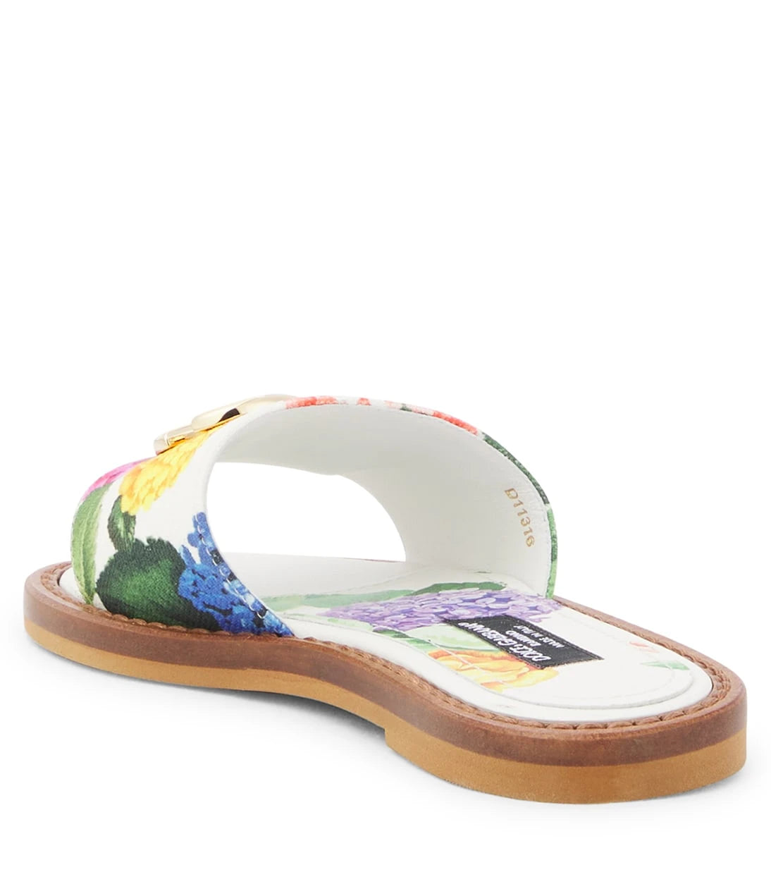 Dolce&Gabbana Kids - Floral canvas sandals