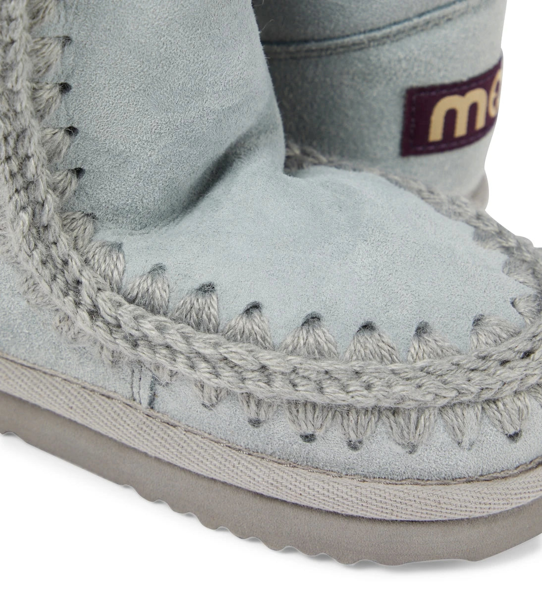 Mou Kids - Shearling-lined suede ankle boots
