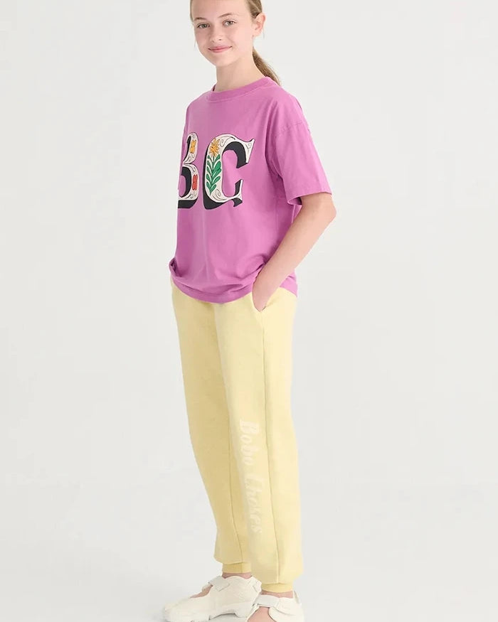 Bobo Choses Spring Letters Çocuk Pamuklu Tişört