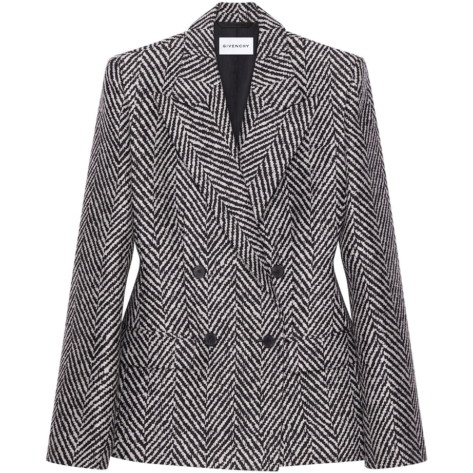 Givenchy Multi Wool-Blend Double-Breasted Jacket