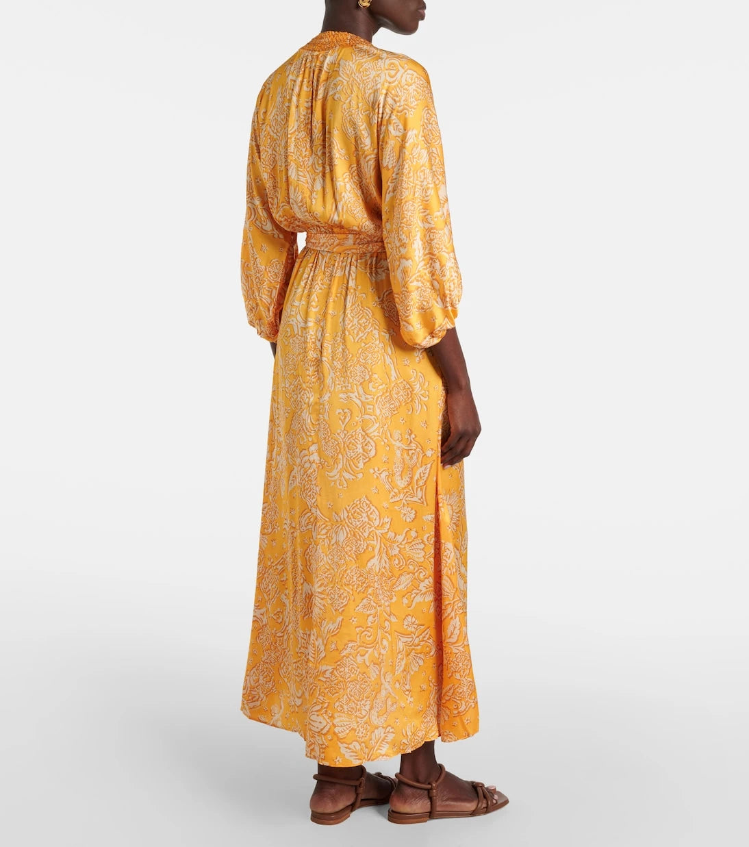Poupette St Barth - Celie printed asymmetric maxi dress
