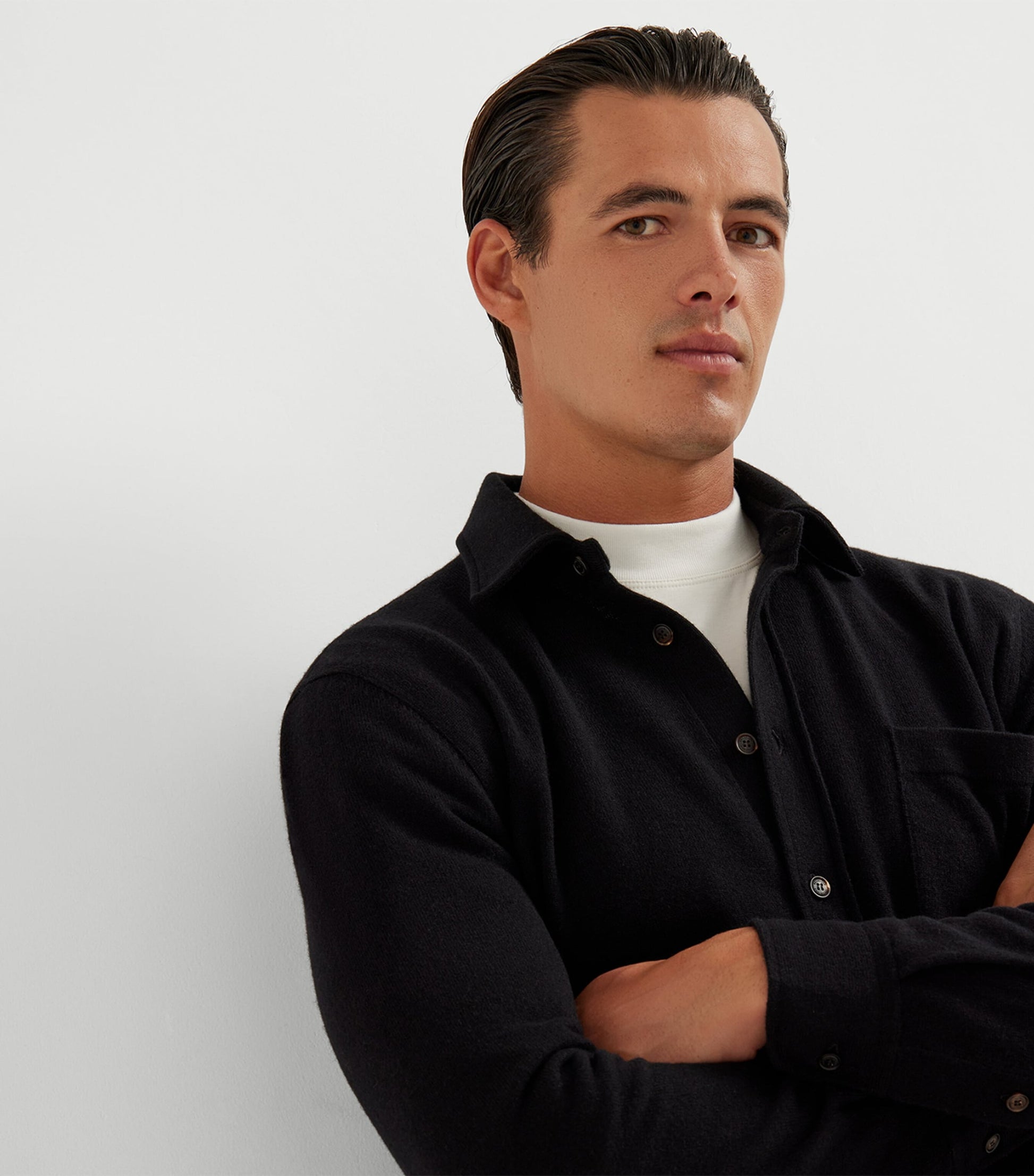 Wool-Cashmere-Silk Shirt