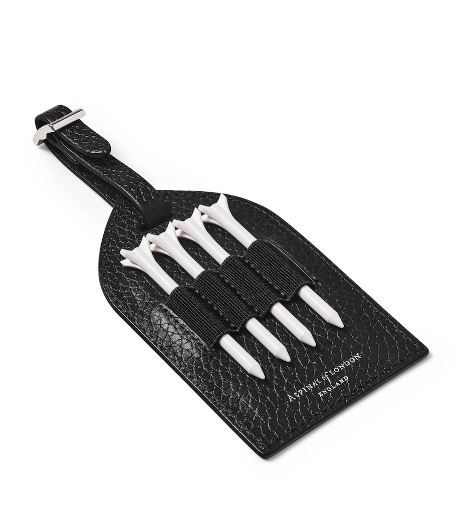 Aspinal Of London Leather Golf Tee Holder
