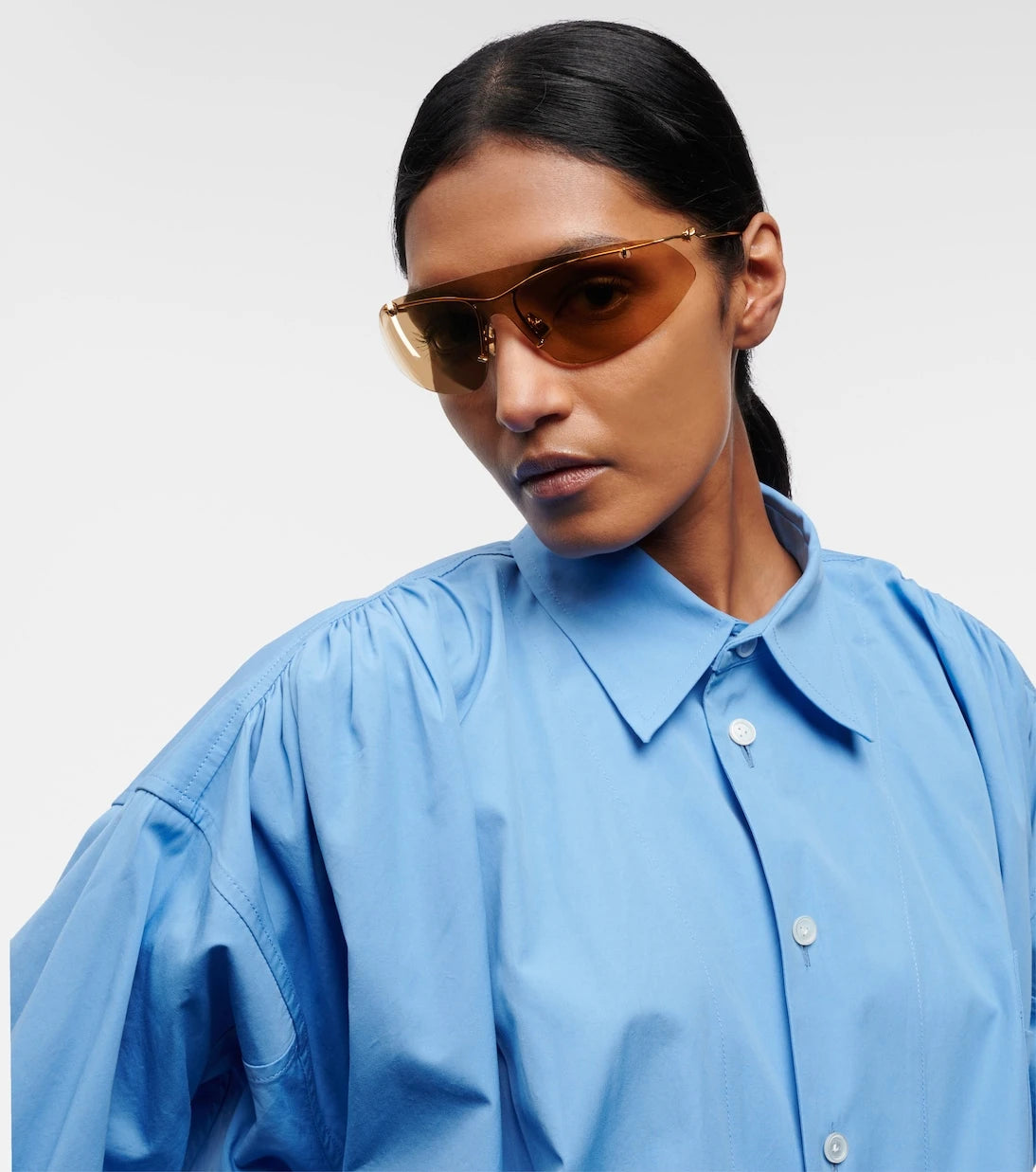 Bottega Veneta - Knot shield sunglasses