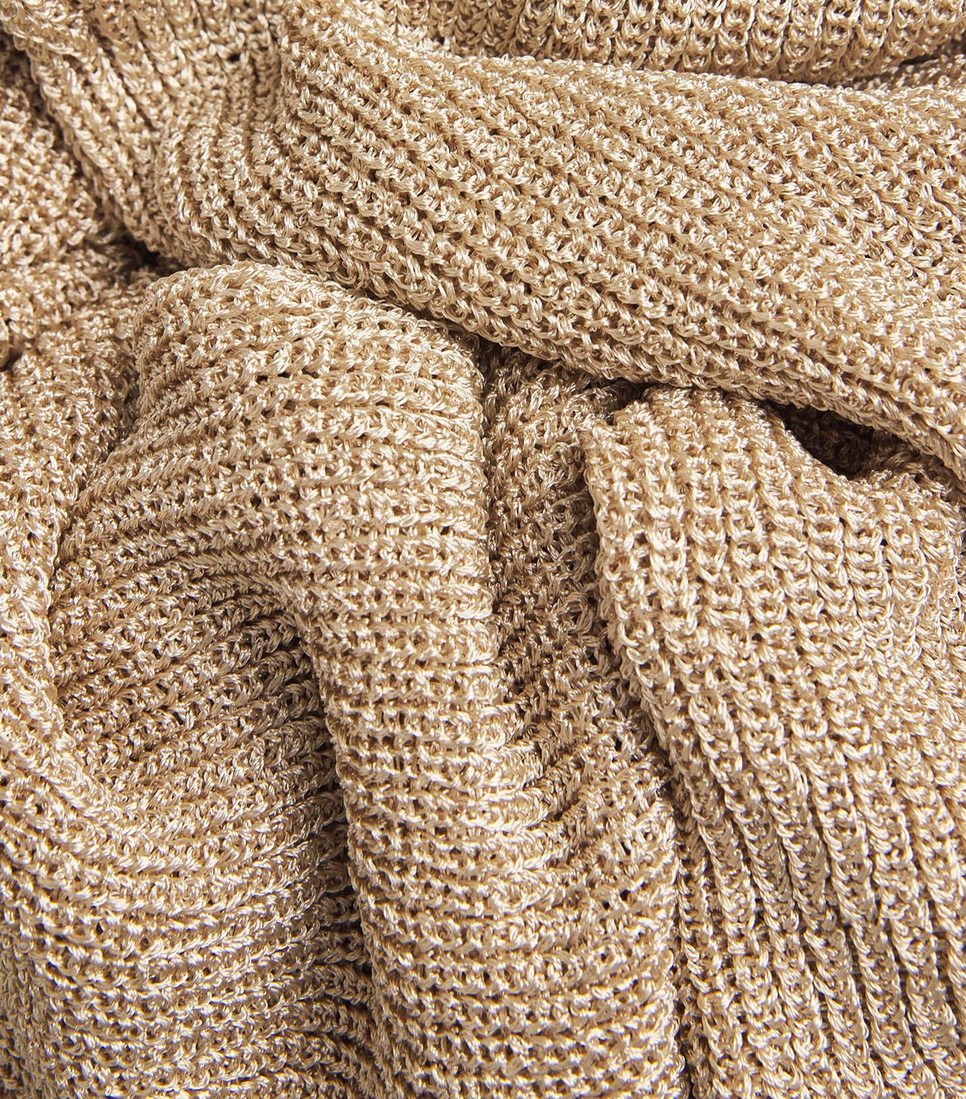 Beige Knitted Lawena Trousers