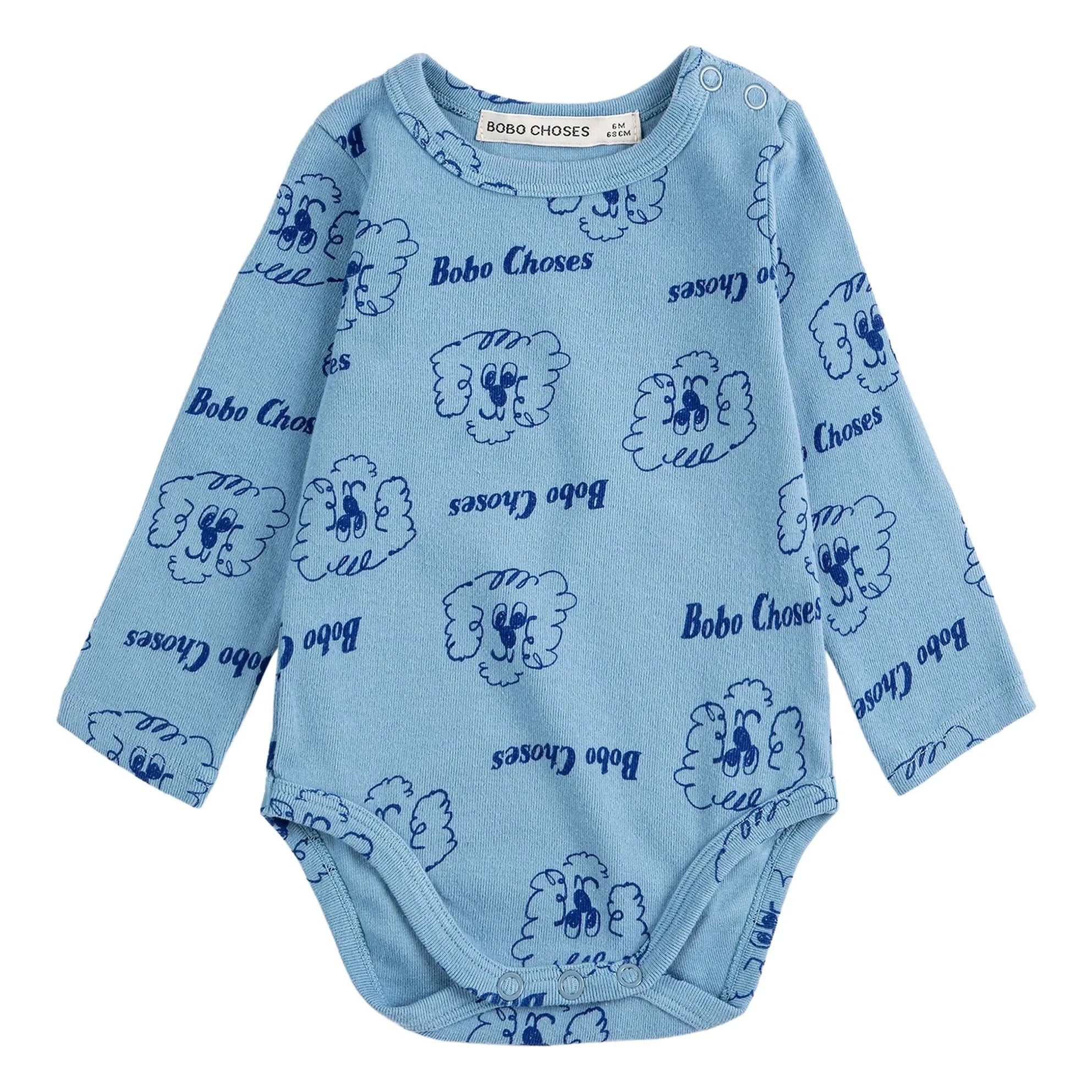 Bobo Choses - Body Dogs Organic Cotton | Blue