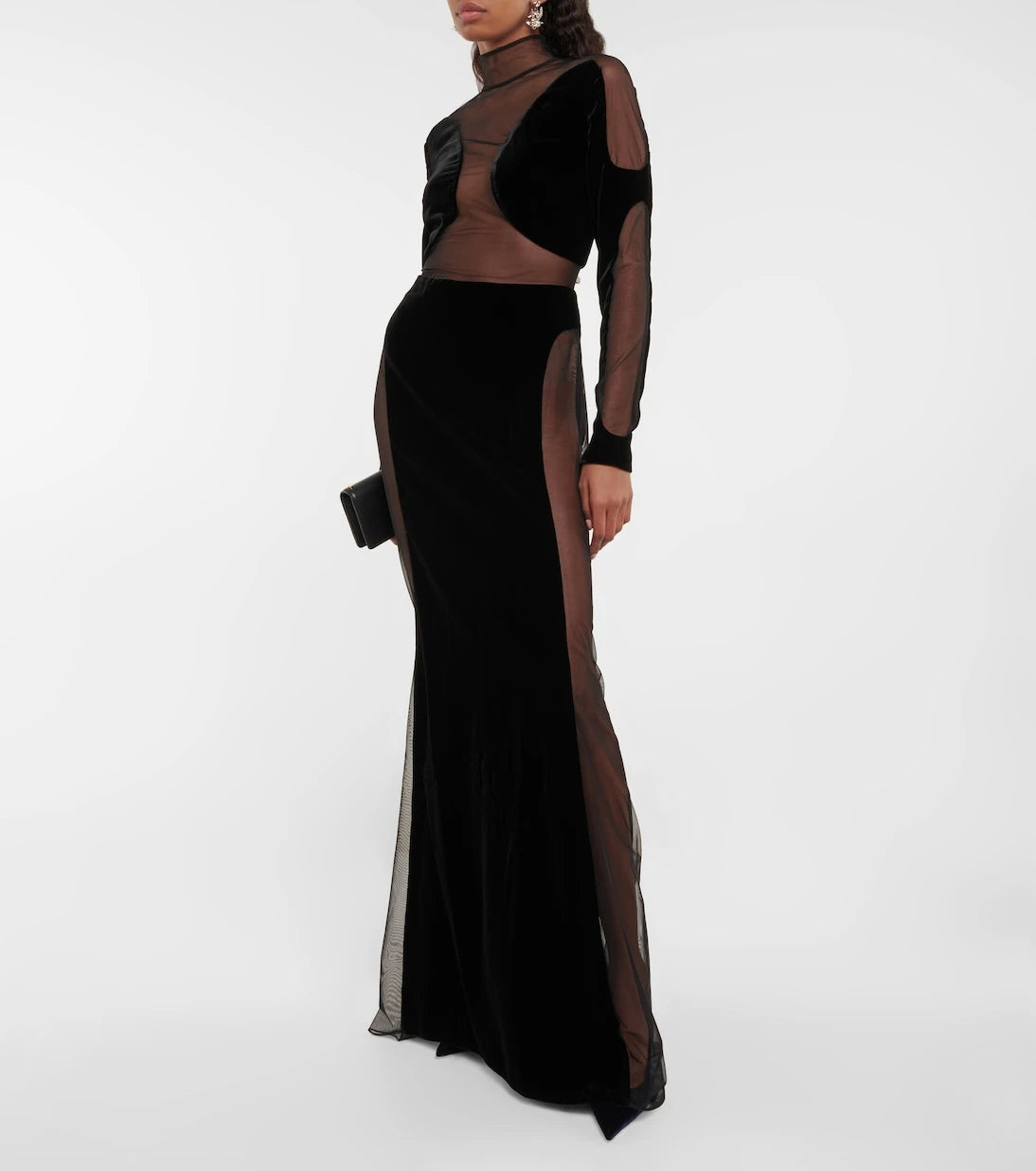 Tom Ford - Velvet panel gown