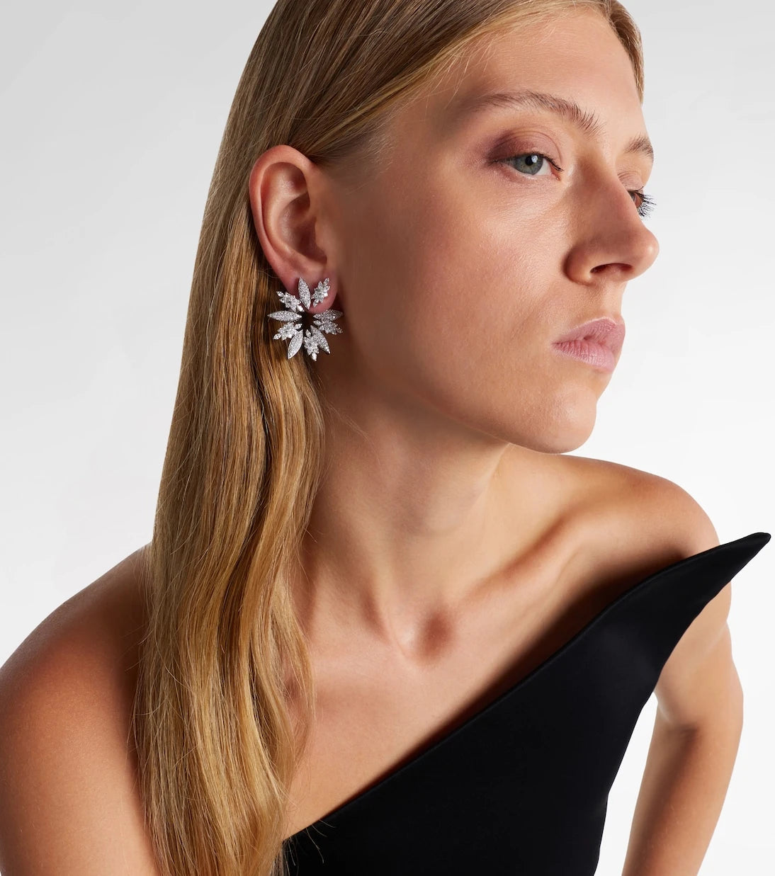Yeprem - Y-Couture 18kt white gold earrings with diamonds
