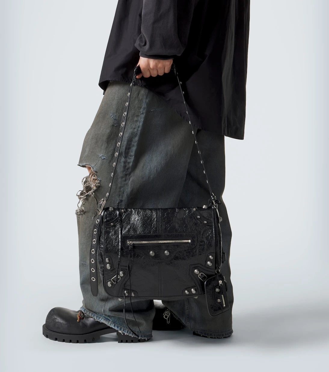 Balenciaga - Le Cagole Medium leather shoulder bag