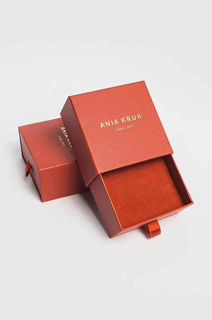 Altın kaplama gümüş ANIA KRUK OVAL kolye
