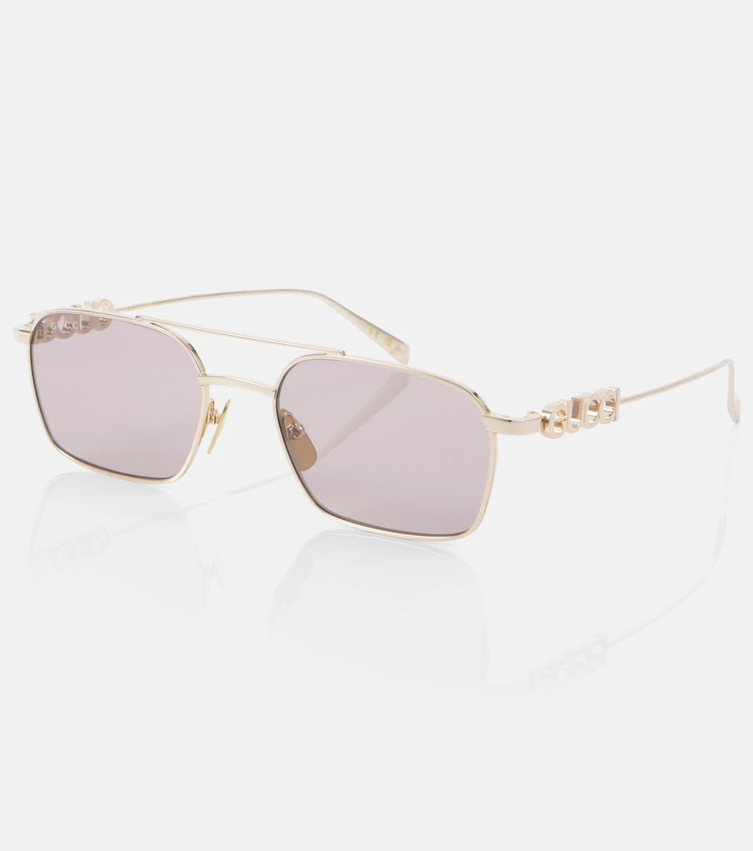 Gucci - Gucci Script aviator sunglasses