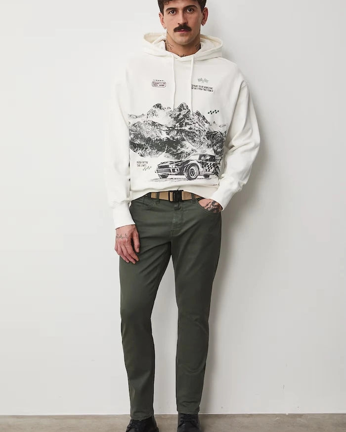 Medicine kapüşonlu erkek pamuklu sweatshirt